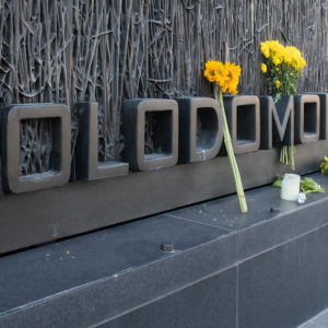 Tributi lasciati al memoriale del Holodomor