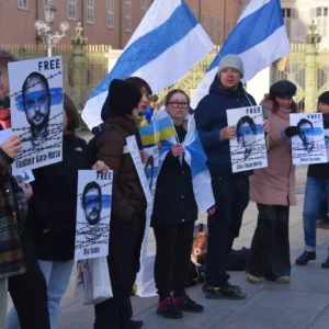 Manifestazione della Comunità dei russi liberi a Torino